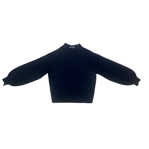 Anthropologie Sweaters - Anthropologie New with Tags Black Mock Neck Sweater Size XS